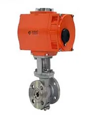 SS Explosiebestendige elektrische actuator DN50 Flanged Floating Ball Valve Actuator 0