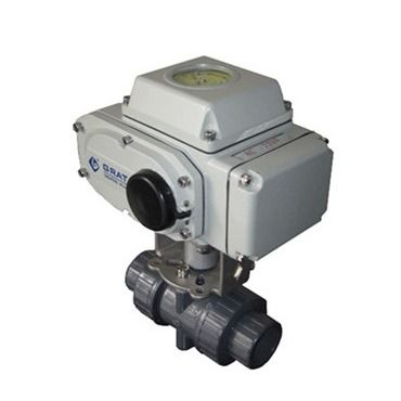 Soft Seat Automatic UPVC Electric Ball Valve Plastic Ball Valve voor watervoorziening
