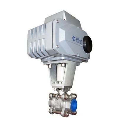 Stainless Steel Mini Elektrisch Geactiveerde Ball Valve Draadverbinding