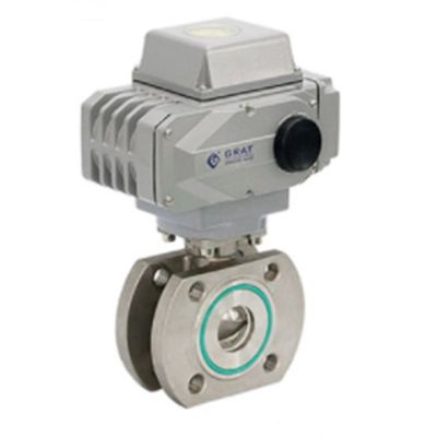 ASME On Off Explosion Proof Electric Actuator Ball Valve Elektrisch gemotoriseerde actuator