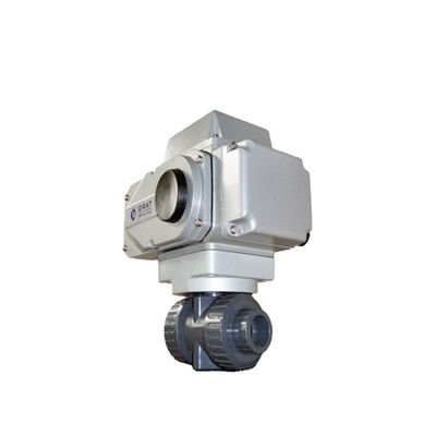 50mm 12V 3 inch plastic UPVC elektrisch kogelklep gemotoriseerde actuator kogelklep